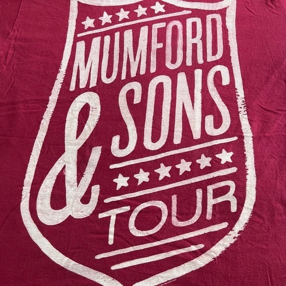 Mumford & Sons 2013 Tee Size Small - Picture 2 of 4